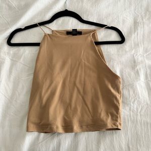 Forever 21 beige crop top